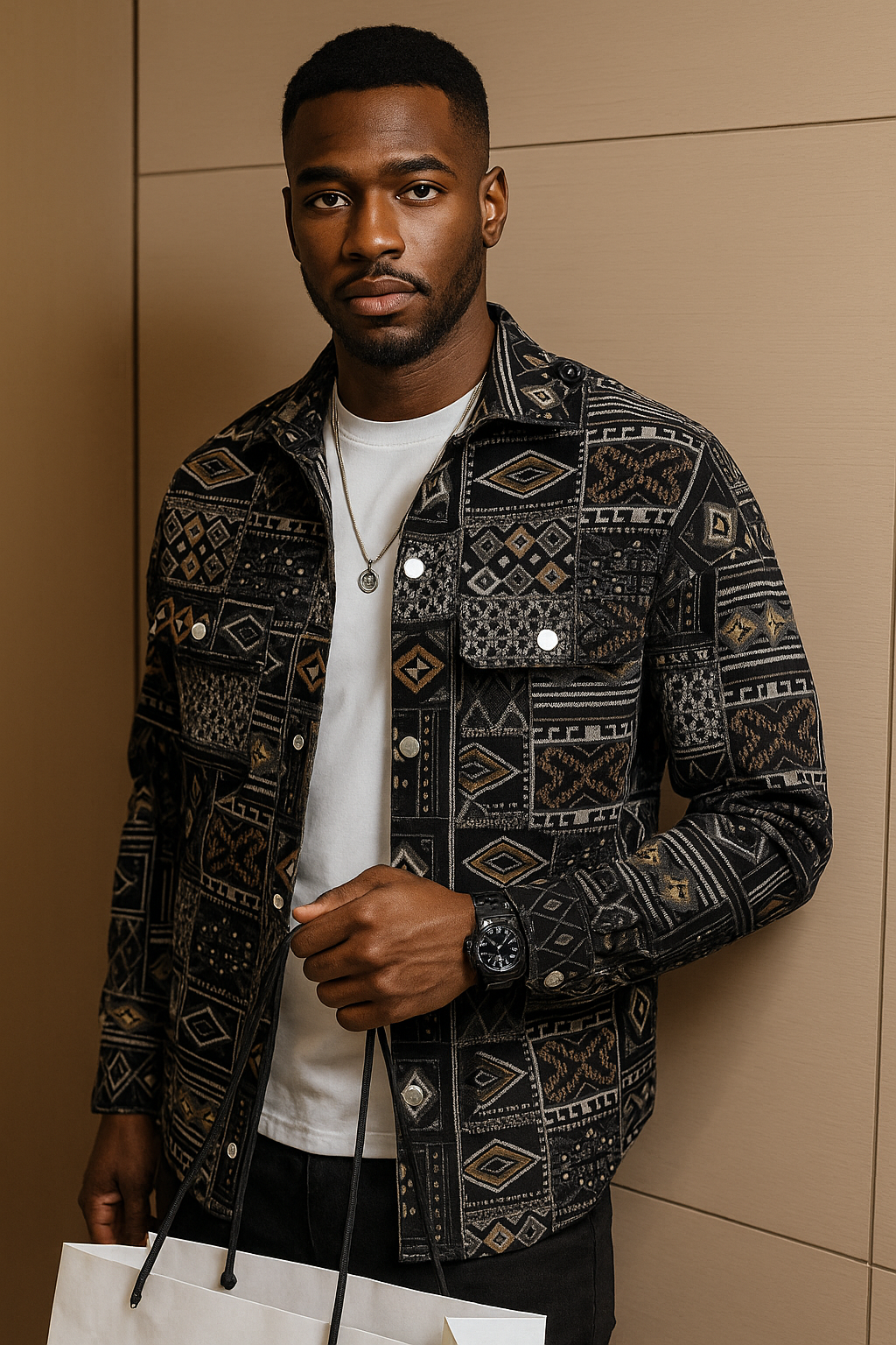 Cowboy Coat for Men Autumn Cargo with Print Denim Jackets Man Cowgirl Fashion Joker Trendy Washed Rock Korean Popular Clothes