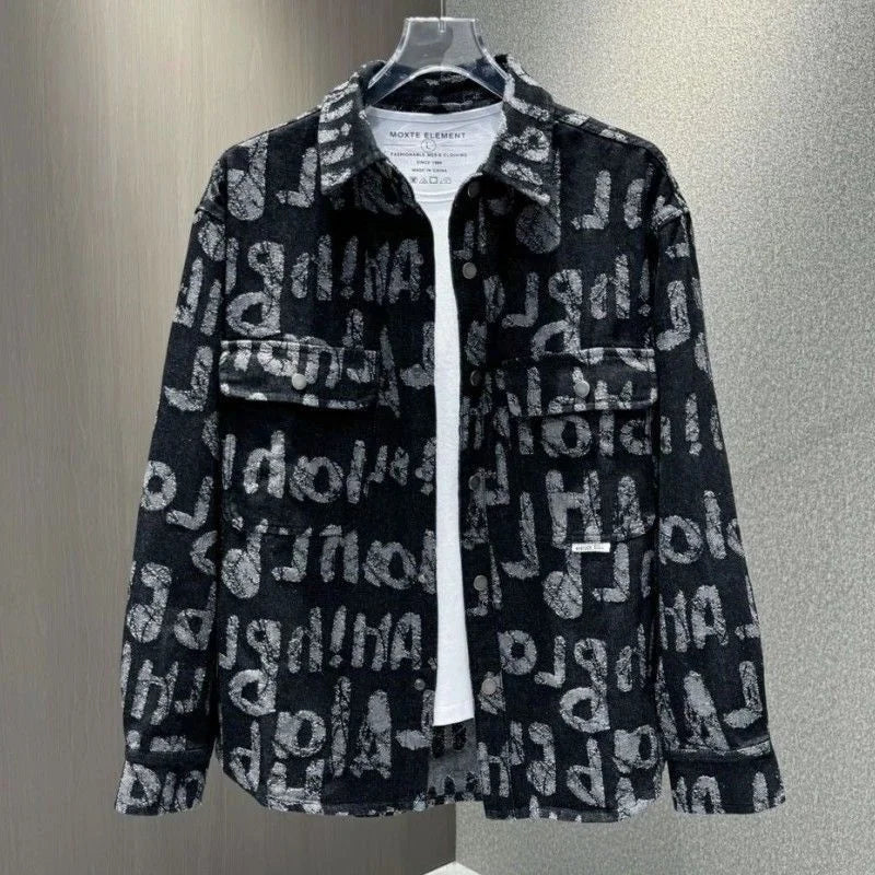 Loose Vintage Casual Jacket For Men Stylish Coat